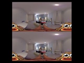 VR sex clip superior Lesbian Orgy in 360